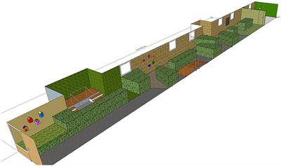 Impact of an improved outdoor space on people with dementia in a hospital unit
